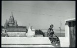 Alice Boner on her terrace